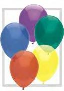11" latex balloons