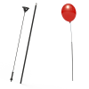 Balloon Pole and resuable balloon