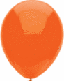 orange latex balloons