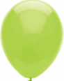 pastel kiwi lime latex balloons