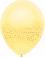 silk yellow latex balloons