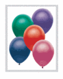 11" satin latex balloons