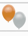 11" metallic colored latex balloons