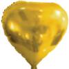 GOLD HEART FOIL BALLOON